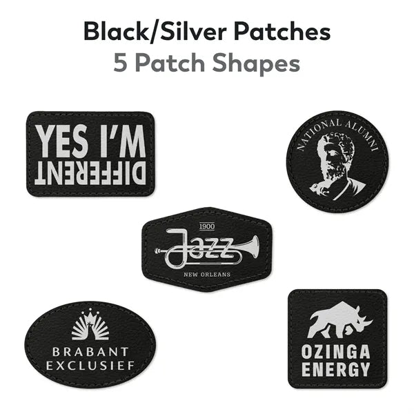 Richardson Recycled Trucker Hat w/Leather Patch, Embroidery