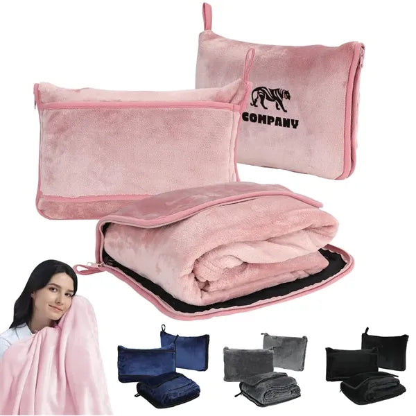 2 in 1 Travel Blanket and Pillow