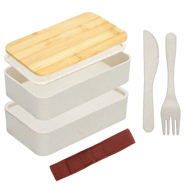 Hearty Wheat Straw Lunch Box Set
