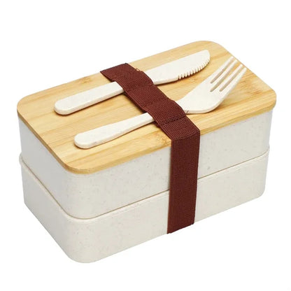 Hearty Wheat Straw Lunch Box Set