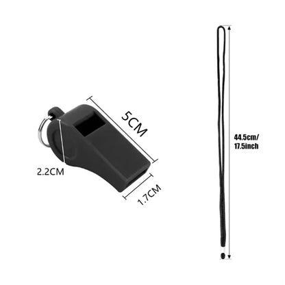 Durable ABS Whistle with Lanyard