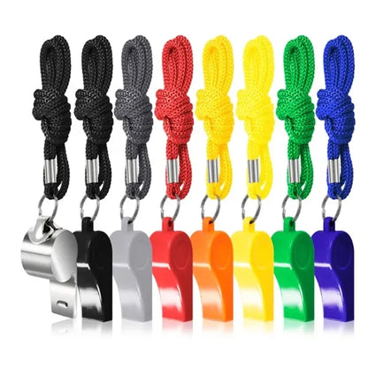 Durable ABS Whistle with Lanyard