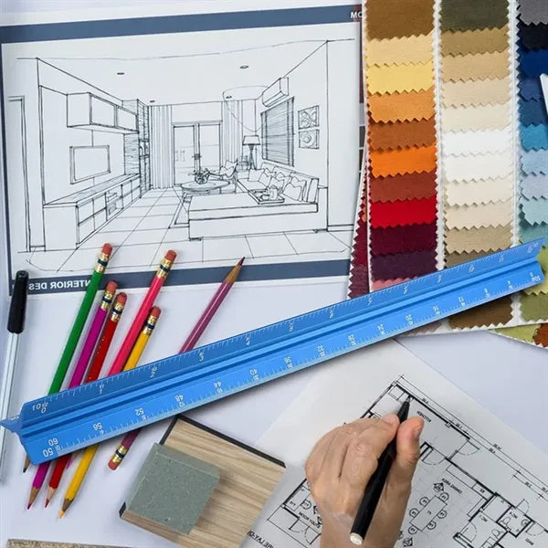 Aluminum Triangular Architectural Scale Ruler