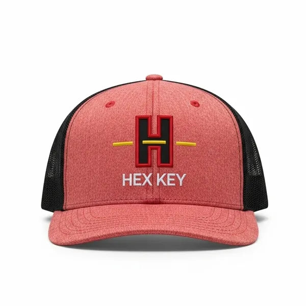 Embroidered Richardson Low Pro Heather Trucker Hat