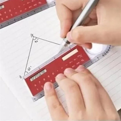 Multifunction Ruler with Magnifier and Calculator