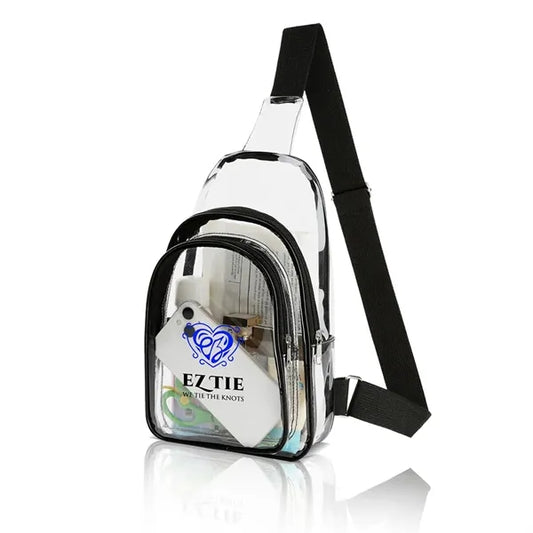 Clear PVC Crossbody Sling Bag