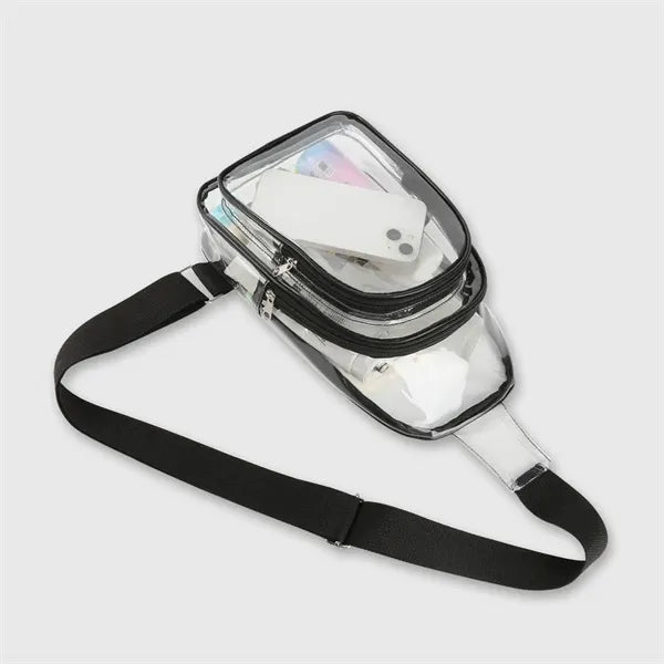 Clear PVC Crossbody Sling Bag