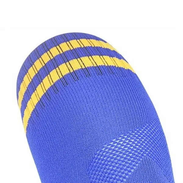 Athletic Knee-High Socks with Striped Cuff