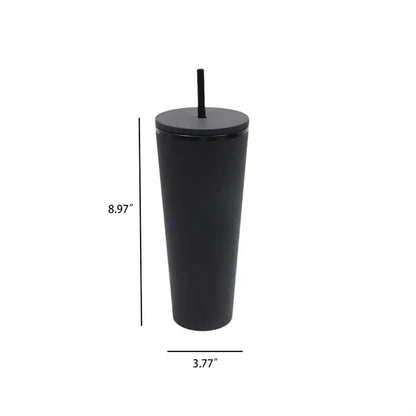 26oz Colorful Plastic Tumbler Straw For Cold Beverages Cup