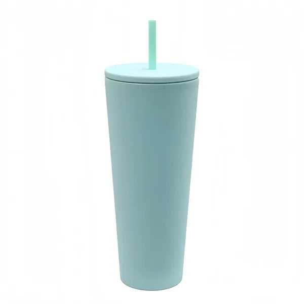 26oz Colorful Plastic Tumbler Straw For Cold Beverages Cup