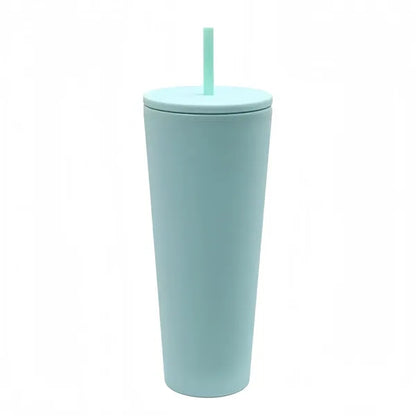 26oz Colorful Plastic Tumbler Straw For Cold Beverages Cup