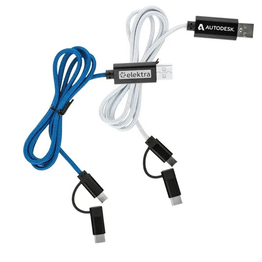 Clearance! 3-in-1 Braided Charging Cable