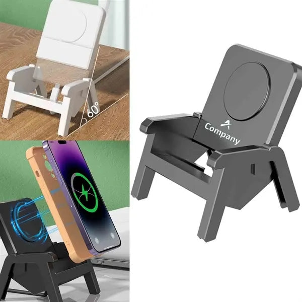 Mini Chair Wireless Charger Phone Holder