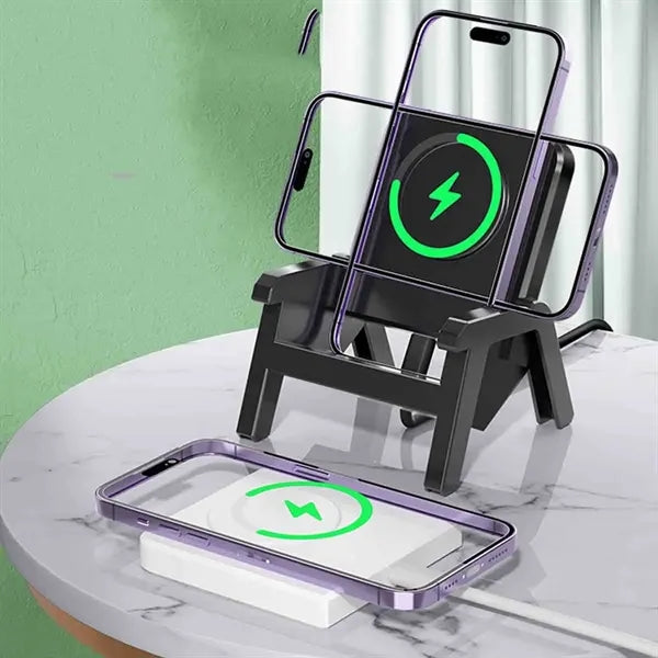 Mini Chair Wireless Charger Phone Holder
