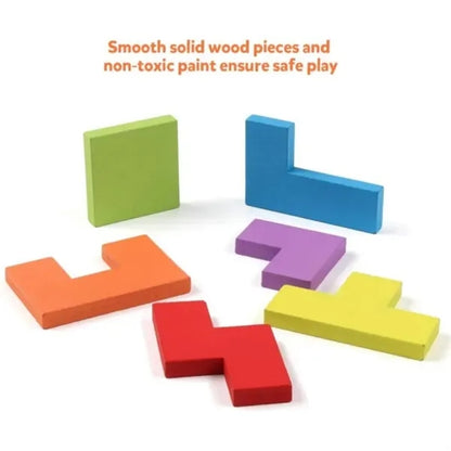 Wooden Blocks Puzzle for Kids