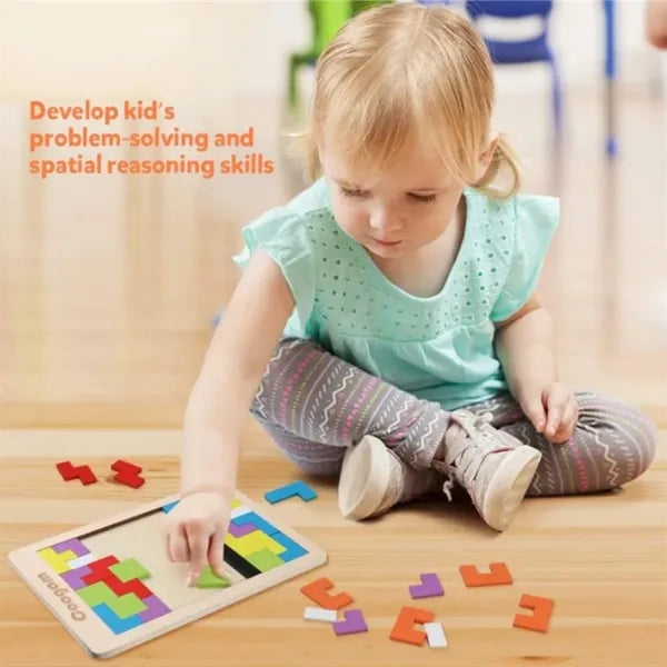 Wooden Blocks Puzzle for Kids