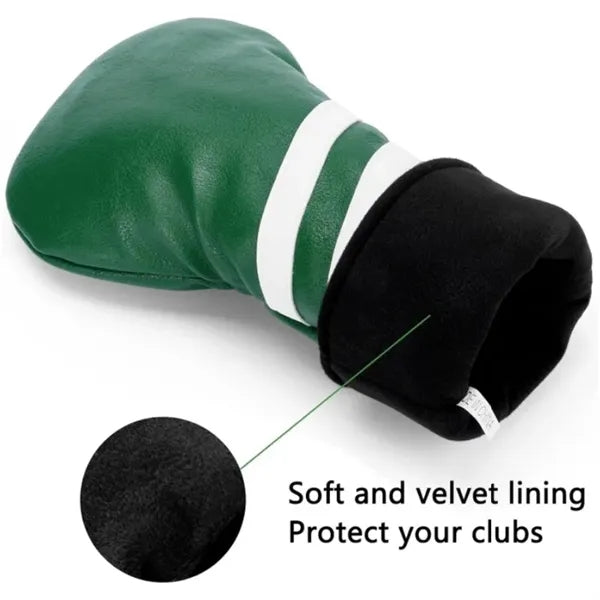 Golf Club Wood and Hybrid Head Cover PU Leather Headcover