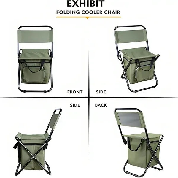 Fishing Chair with Cooler Bag