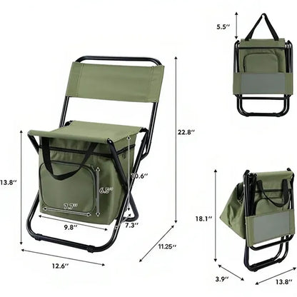 Fishing Chair with Cooler Bag