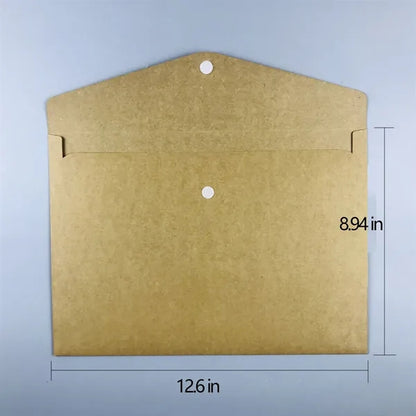 A4 Stick-Up Horizontal Kraft Paper Envelope Document Pouch