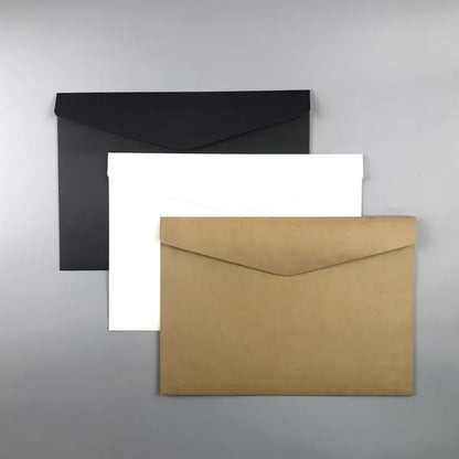 A4 Stick-Up Horizontal Kraft Paper Envelope Document Pouch