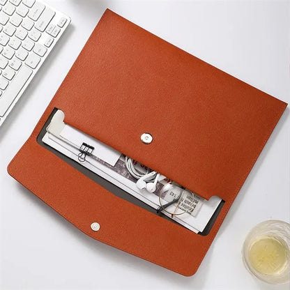 Large Capacity A4 Document Envelope with Snap Button