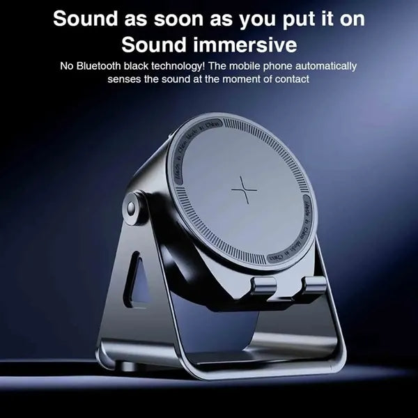 Portable Wireless Phone Holder Speaker