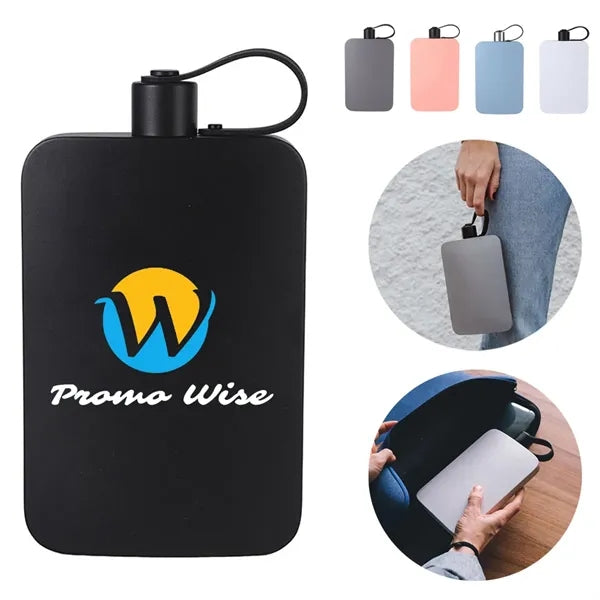 17 OZ Stainless Steel Outdoor Sealing Hip Flask With Handle