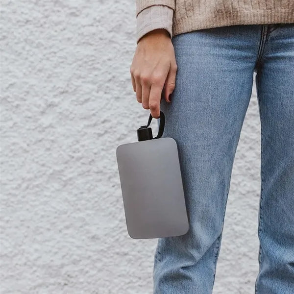 17 OZ Stainless Steel Outdoor Sealing Hip Flask With Handle
