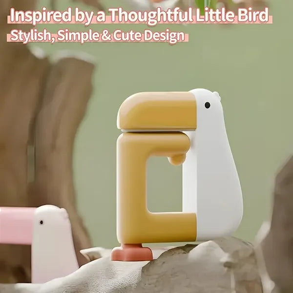 Cute Bird Design Purse Holder for Desk