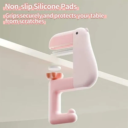 Cute Bird Design Purse Holder for Desk