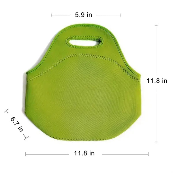 Neoprene Tote Bag Insulated Lunch Box for Women Men & Kids