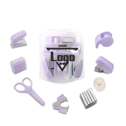 Mini 8 in 1 Portable Office Stationery Set