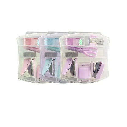 Mini 8 in 1 Portable Office Stationery Set