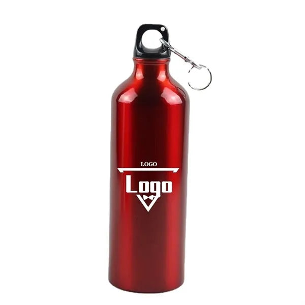 Lightweight Pacific Aluminum Sport Bottle With Carabiner