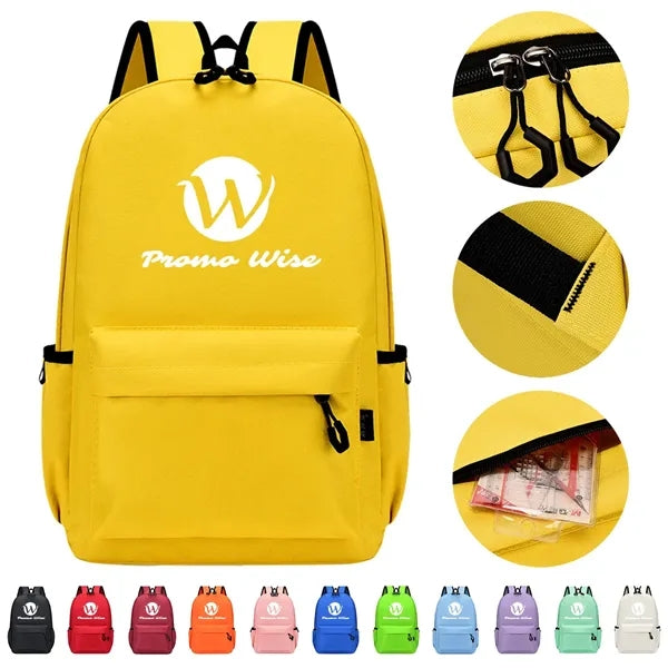 Reflective Strips Kids School Backpack Multi-color