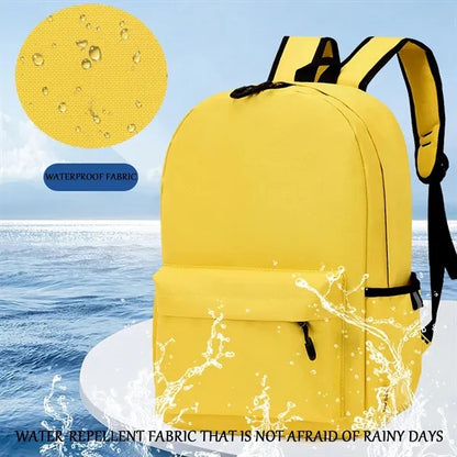 Reflective Strips Kids School Backpack Multi-color