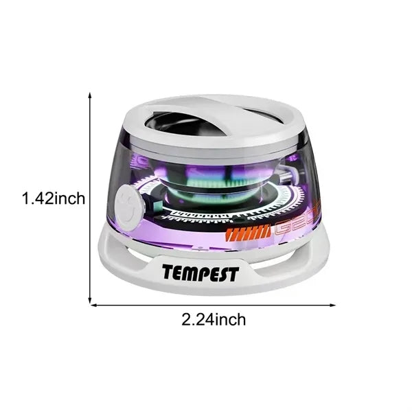 Mini Wireless Speaker with Phone Stand LED Lights Bass