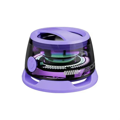 Mini Wireless Speaker with Phone Stand LED Lights Bass