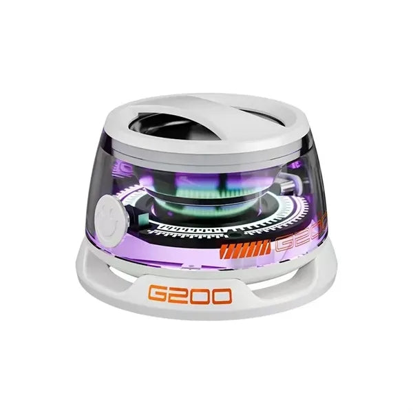 Mini Wireless Speaker with Phone Stand LED Lights Bass