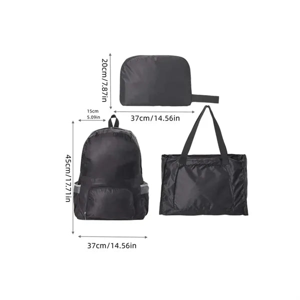 Foldable 2 in 1 Dual Purpose Single Shoulder Bag Backpack
