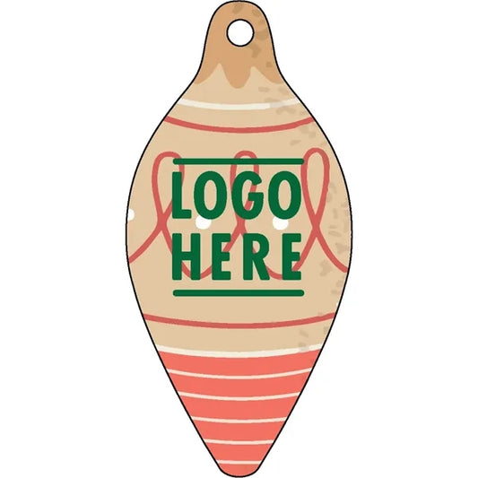 1/4" Recycled Wood Ornaments-Ornament Shape 4
