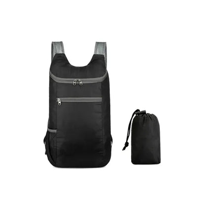 Foldable Lightweight Waterproof Backpack W/Storage Pouch