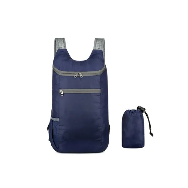 Foldable Lightweight Waterproof Backpack W/Storage Pouch