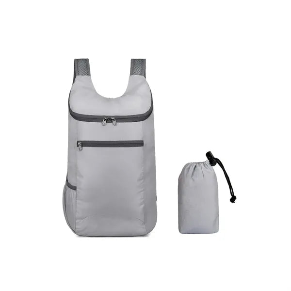 Foldable Lightweight Waterproof Backpack W/Storage Pouch