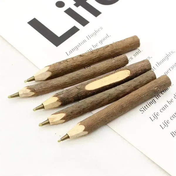 Eco-Friendly Branch Wooden Pencil Ballpoint Pen