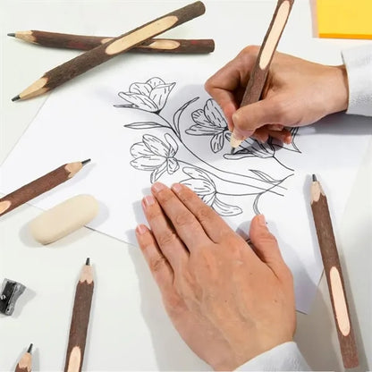 Eco-Friendly Branch Wooden Pencil Ballpoint Pen