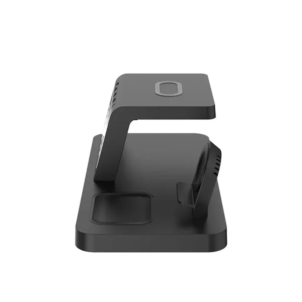 4-in-1 Wireless Charger Desk Clock with 15W Fast Charging