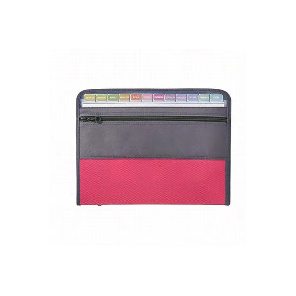 A4 Double Zipper Accordion File Folder Pouch Organizer