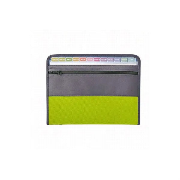 A4 Double Zipper Accordion File Folder Pouch Organizer